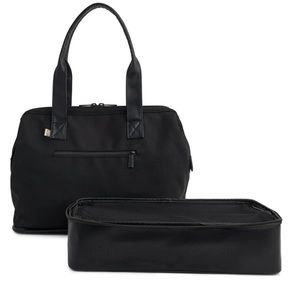 Beis Convertible Mini Weekender in Black